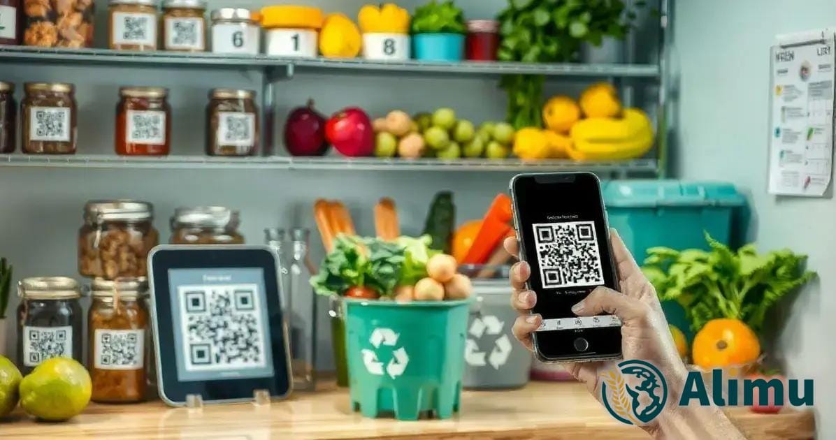 Como os QR Codes ajudam a reduzir o desperdício de alimentos em casa