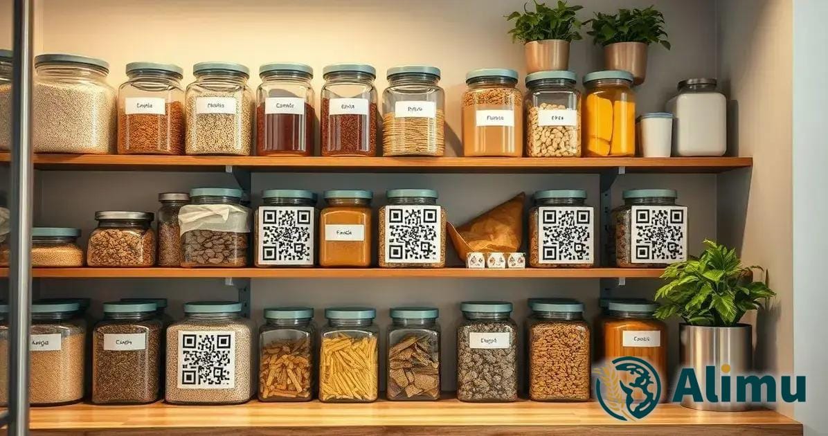 Passo a passo para usar QR Codes na organização da sua despensa