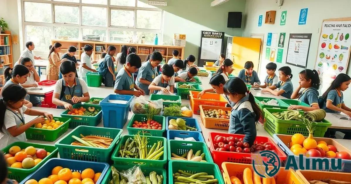 Planejamento eficiente e gestão adequada dos alimentos