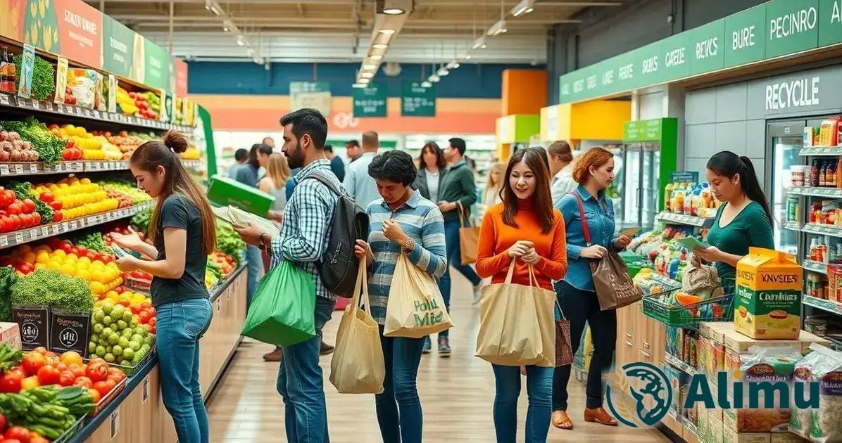 Como praticar o consumo consciente no supermercado