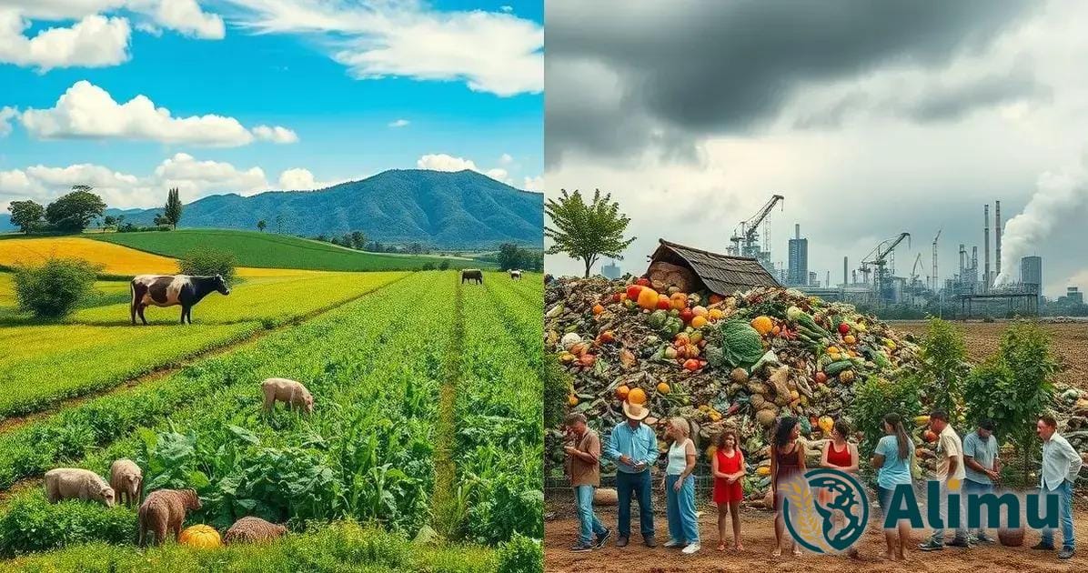 O elo entre desperdício de alimentos e mudanças climáticas