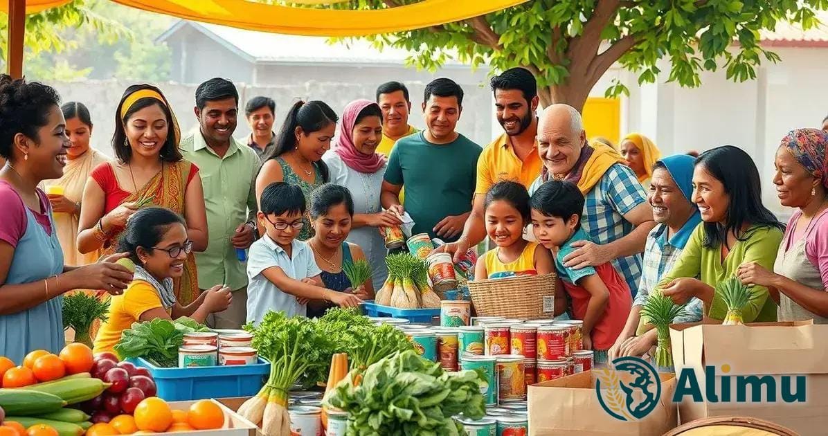 Por que a doação alimentar em comunidades é essencial?